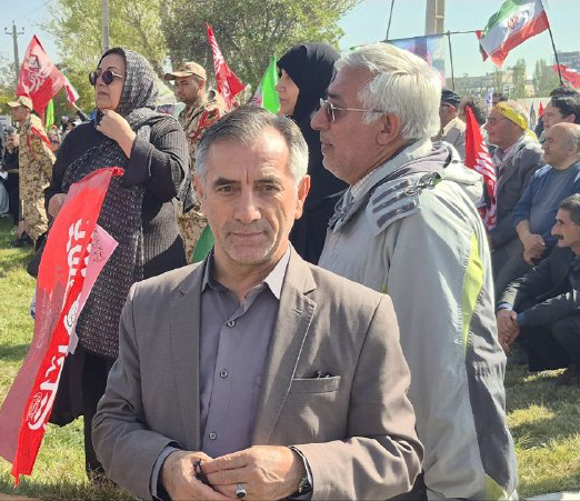رزمایش جان فدایان در اردبیل وحضور مهندس نوتاش رئیس هیات فوتبال استان اردبیل در این رزمایش