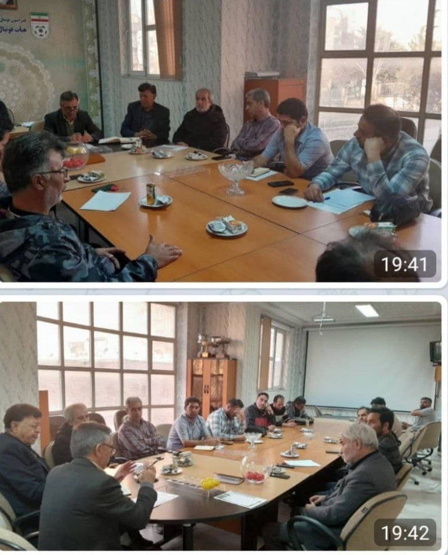 مراسم قرعه کشی لیگ برتر فوتبال استان اردبیل